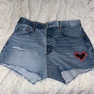 Levi 501 High Rise Jean Shorts